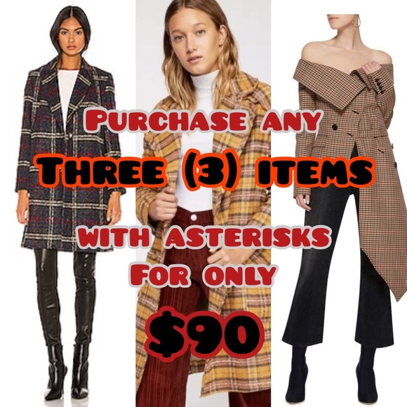 Purchase any 3 of my items for only $90 - Picture 1 of 2